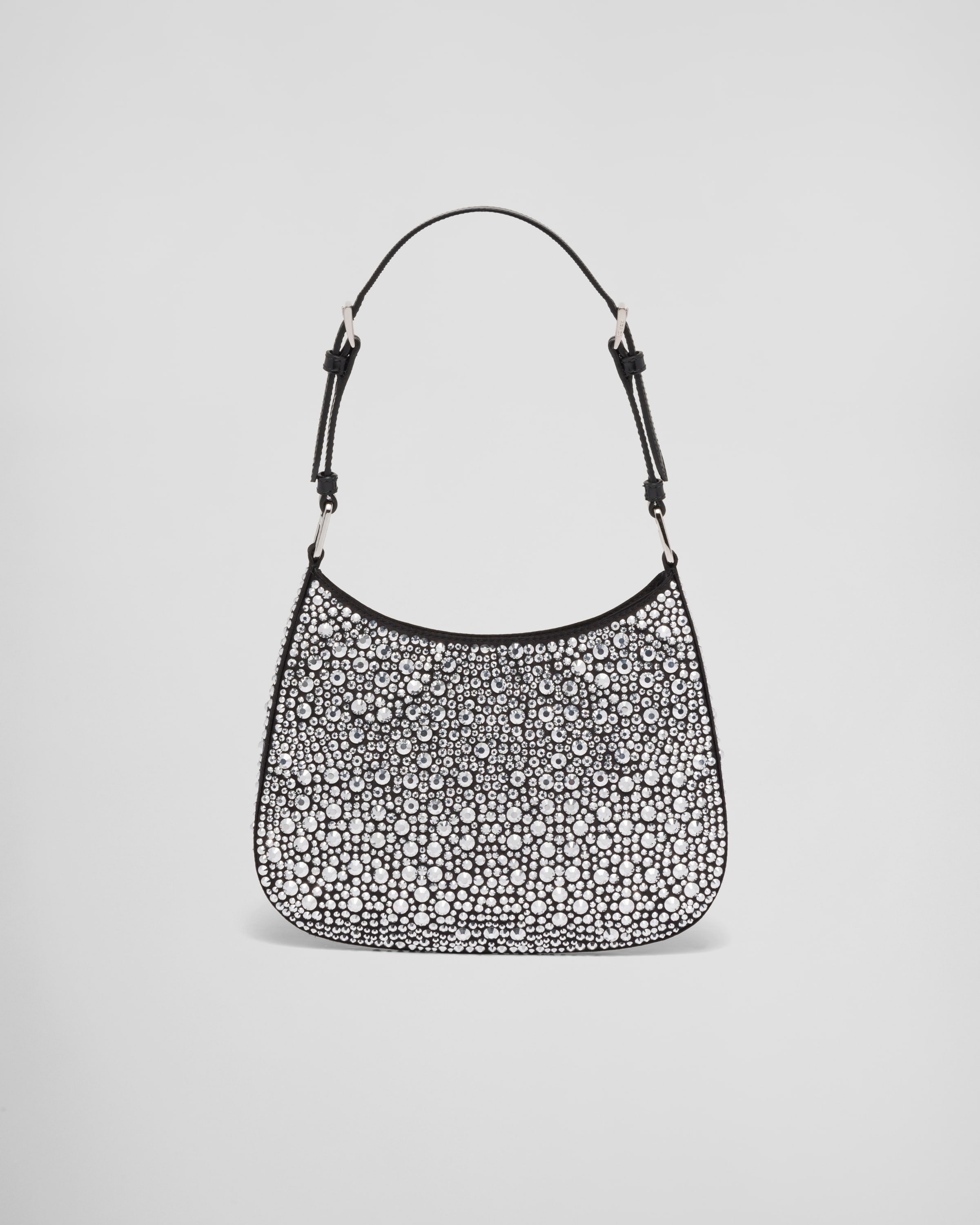 Prada Cleo Satin Hobo Bag