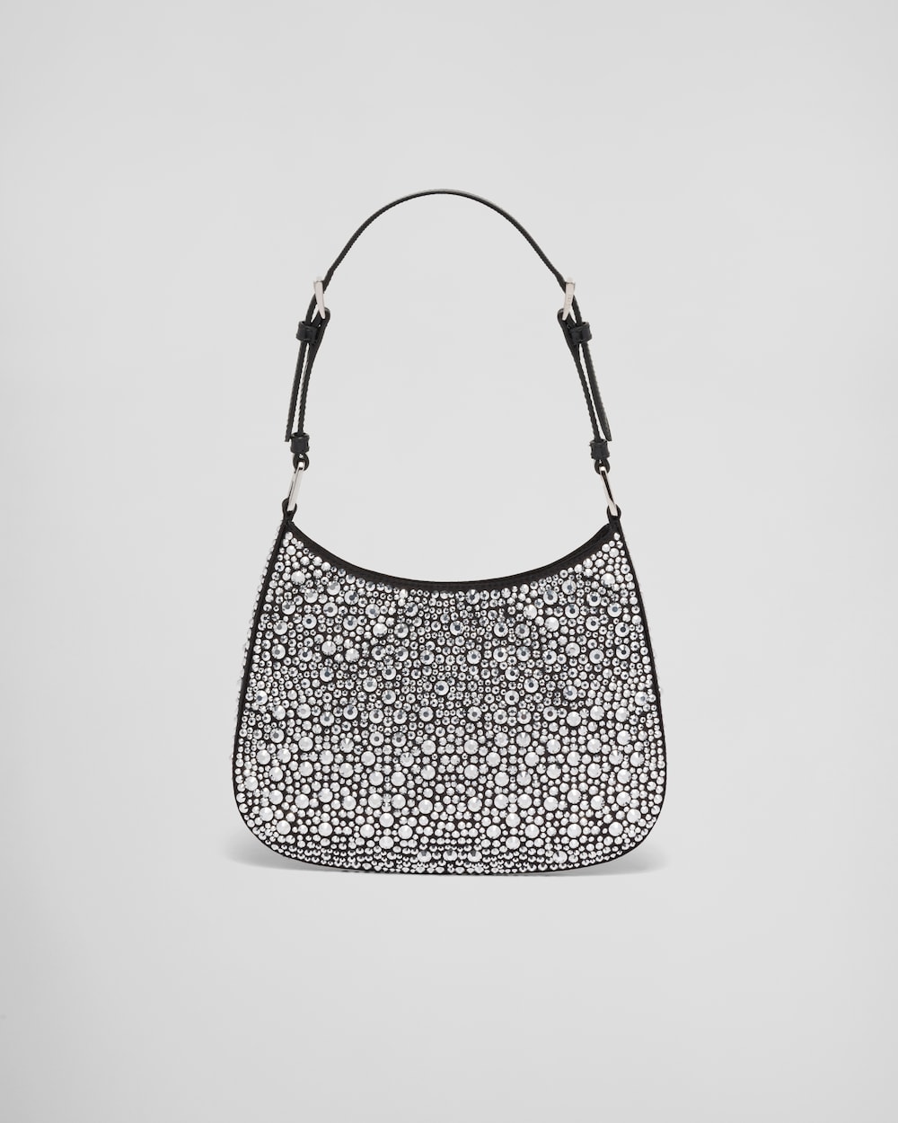 BNWT PRADA RE-EDIZIONE in Nylon Nero Cristallo Glitter Impreziosito Raso  Borsa esaurita EUR 1.992,44 - PicClick IT