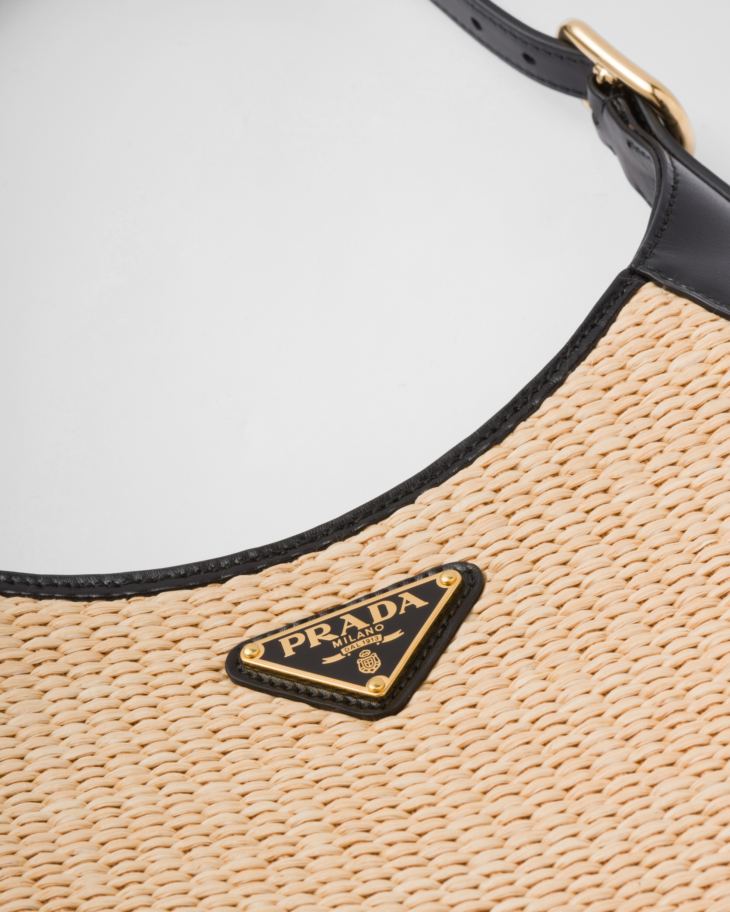 Prada Fabric and leather shoulder bag 6
