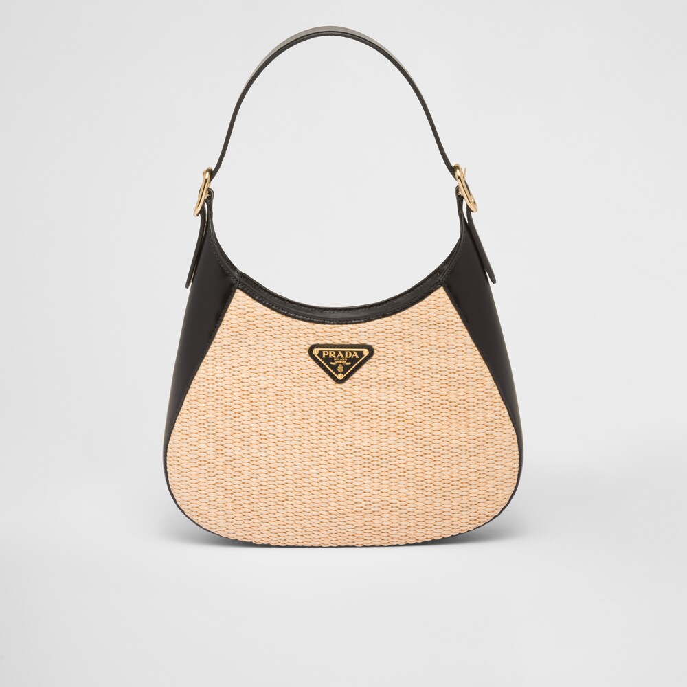 Prada Fabric and leather shoulder bag 1