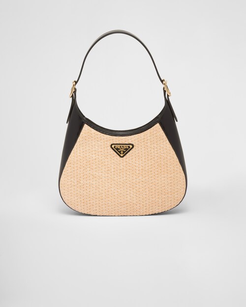 Prada Fabric and leather shoulder bag 1