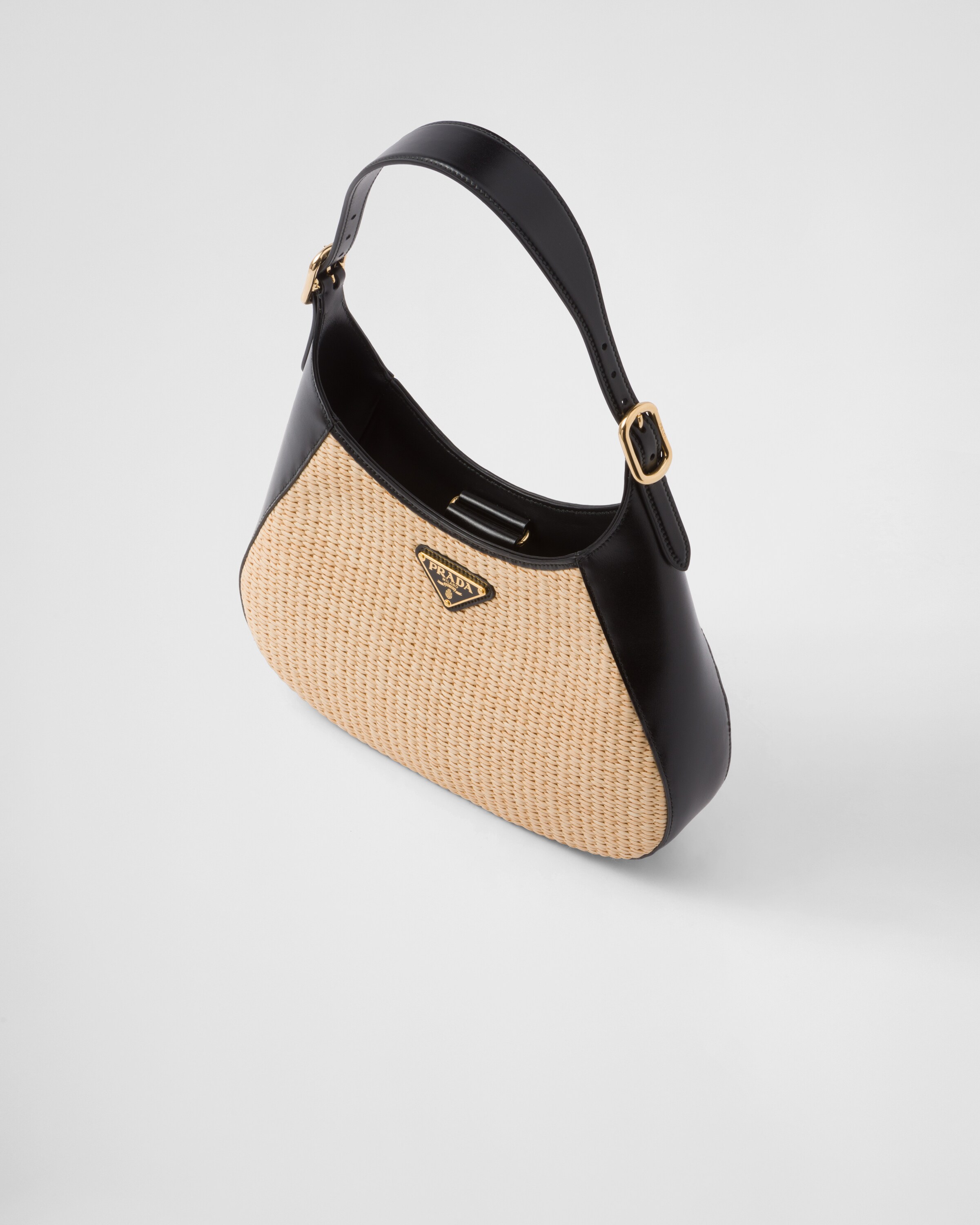 Prada Fabric and leather shoulder bag 3