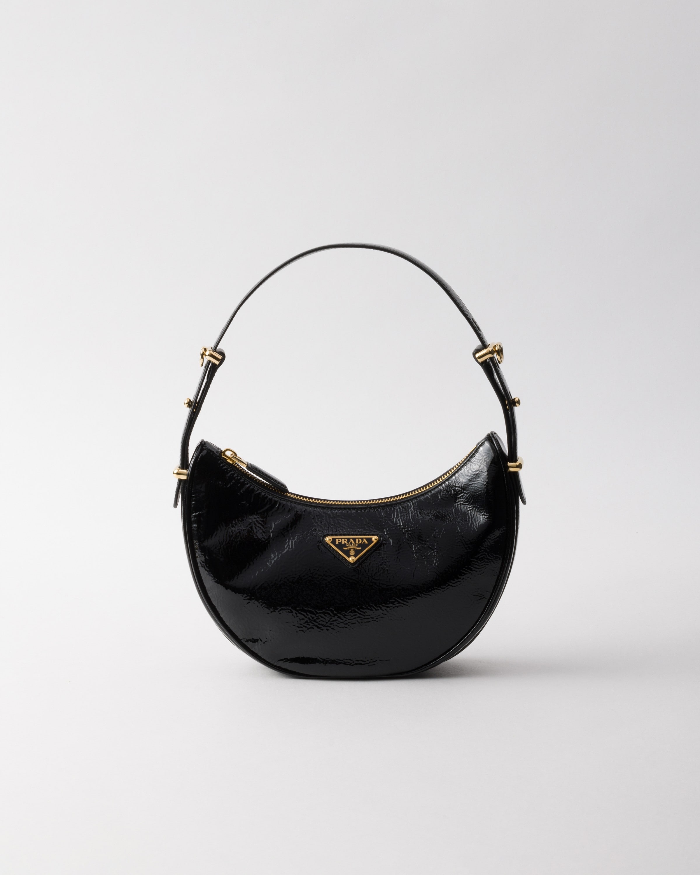PRADA PRADA ARQUÉ SCHULTERTASCHE AUS NAPLAK-LACKLEDER