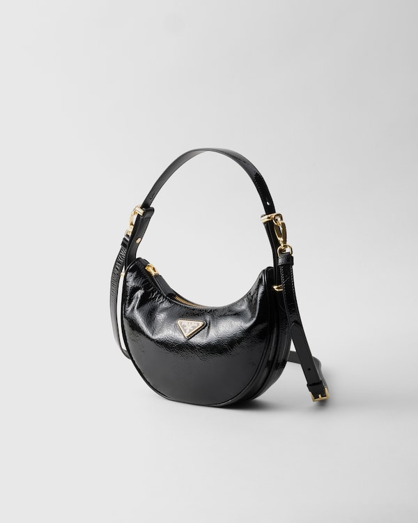 Prada Arqué naplak patent leather shoulder bag Prada Arqué naplak patent leather shoulder bag