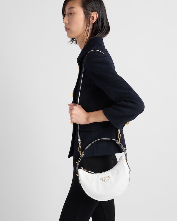 Prada Arqué naplak patent leather shoulder bag Prada Arqué naplak patent leather shoulder bag