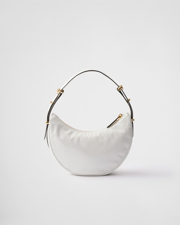 Prada Arqué naplak patent leather shoulder bag Prada Arqué naplak patent leather shoulder bag