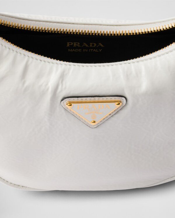 Prada Arqué naplak patent leather shoulder bag Prada Arqué naplak patent leather shoulder bag