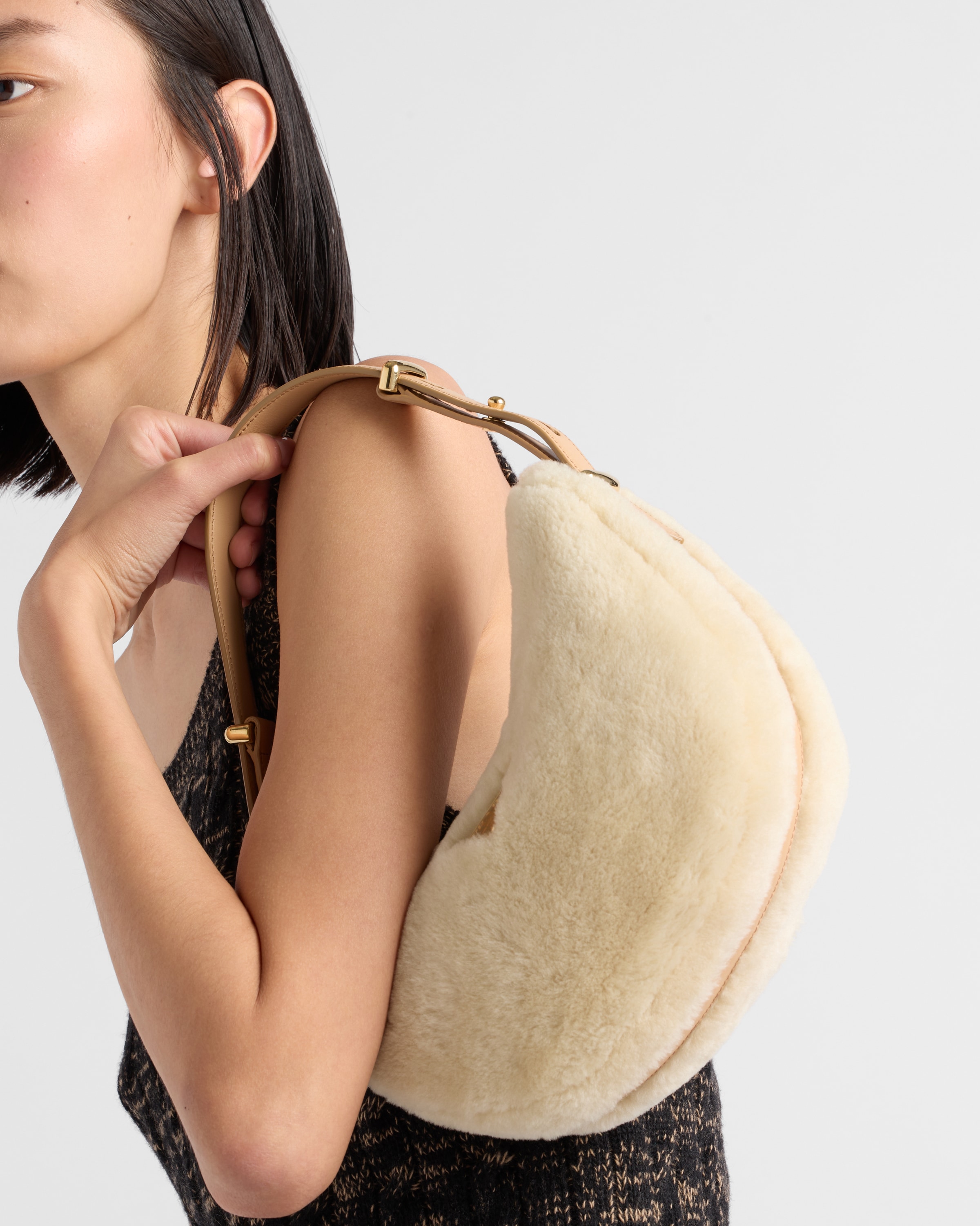 Prada best sale shearling bag
