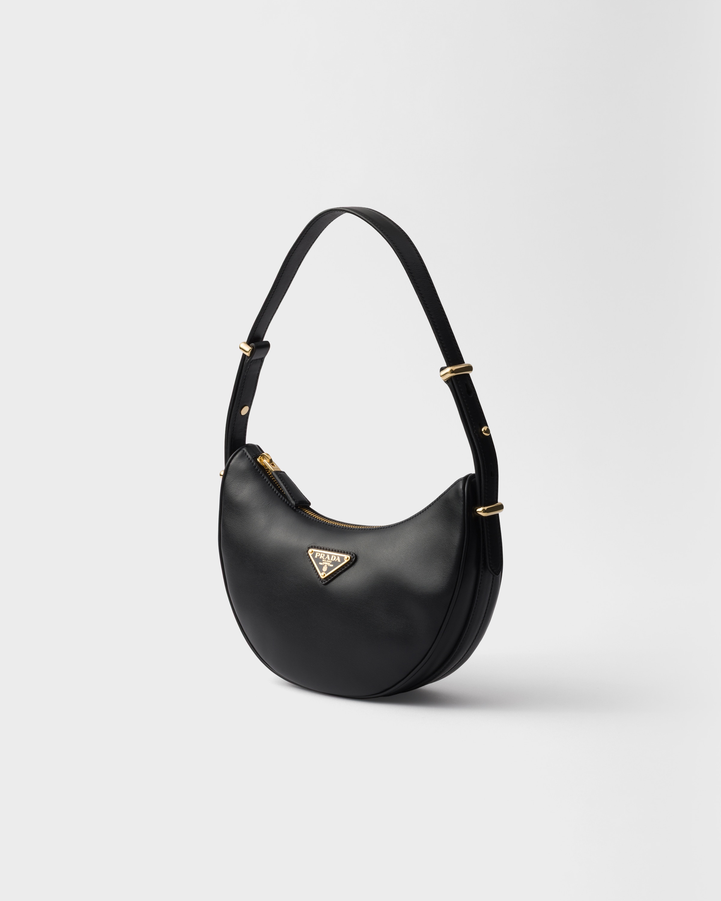 Black Leather shoulder bag Prada