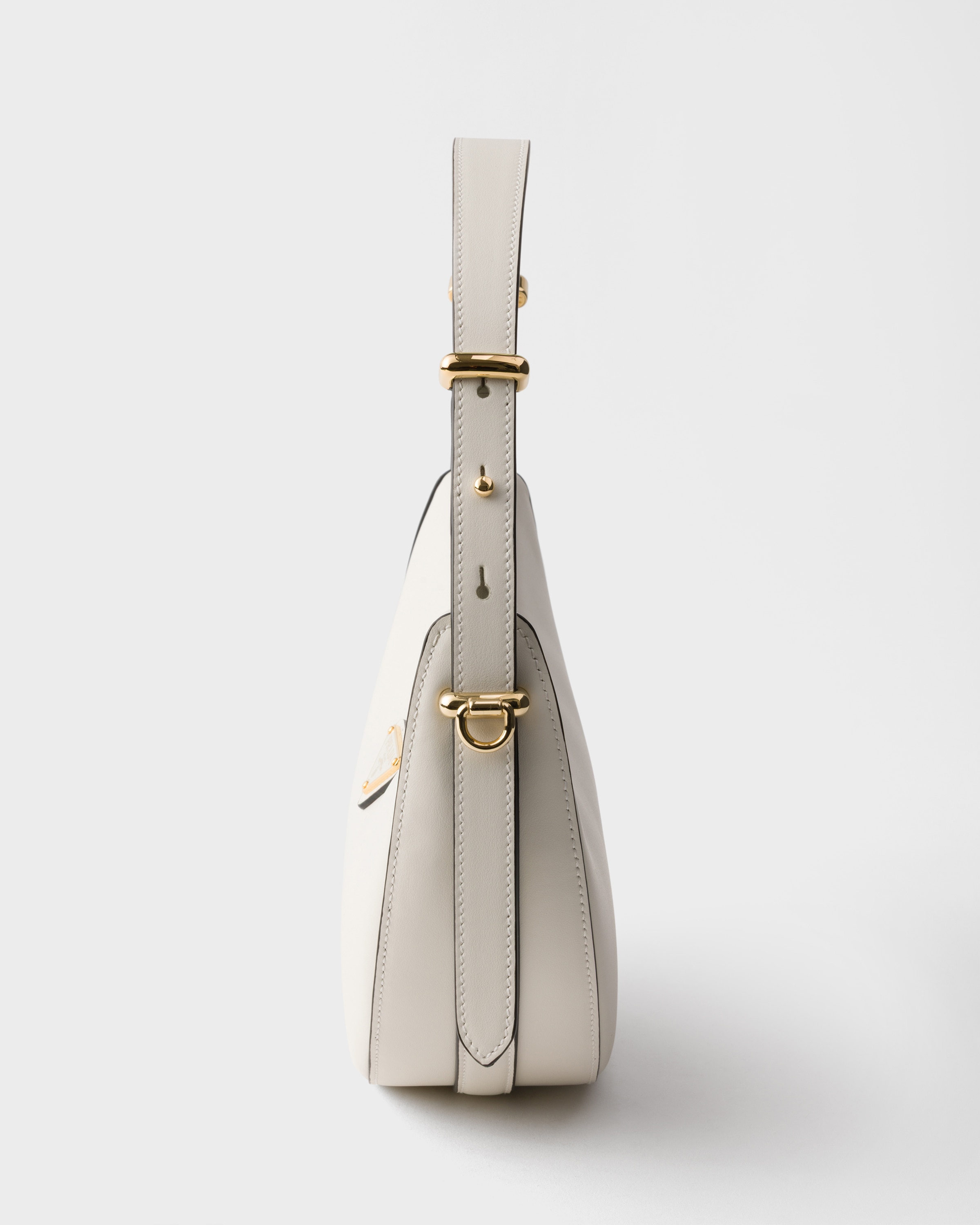 ホワイト プラダ アーケ ミニレザーショルダーバッグ | PRADA