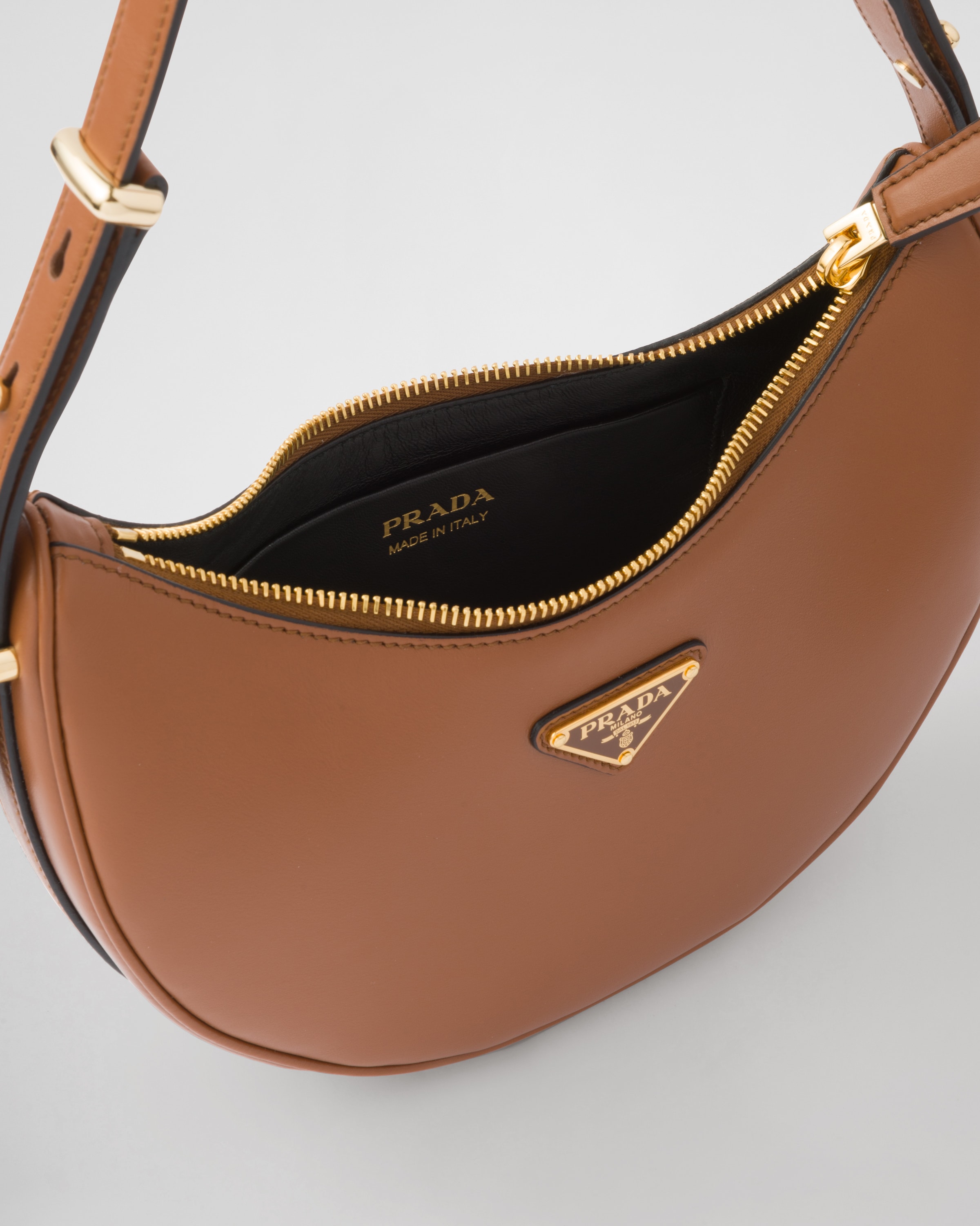 Prada cognac online bag