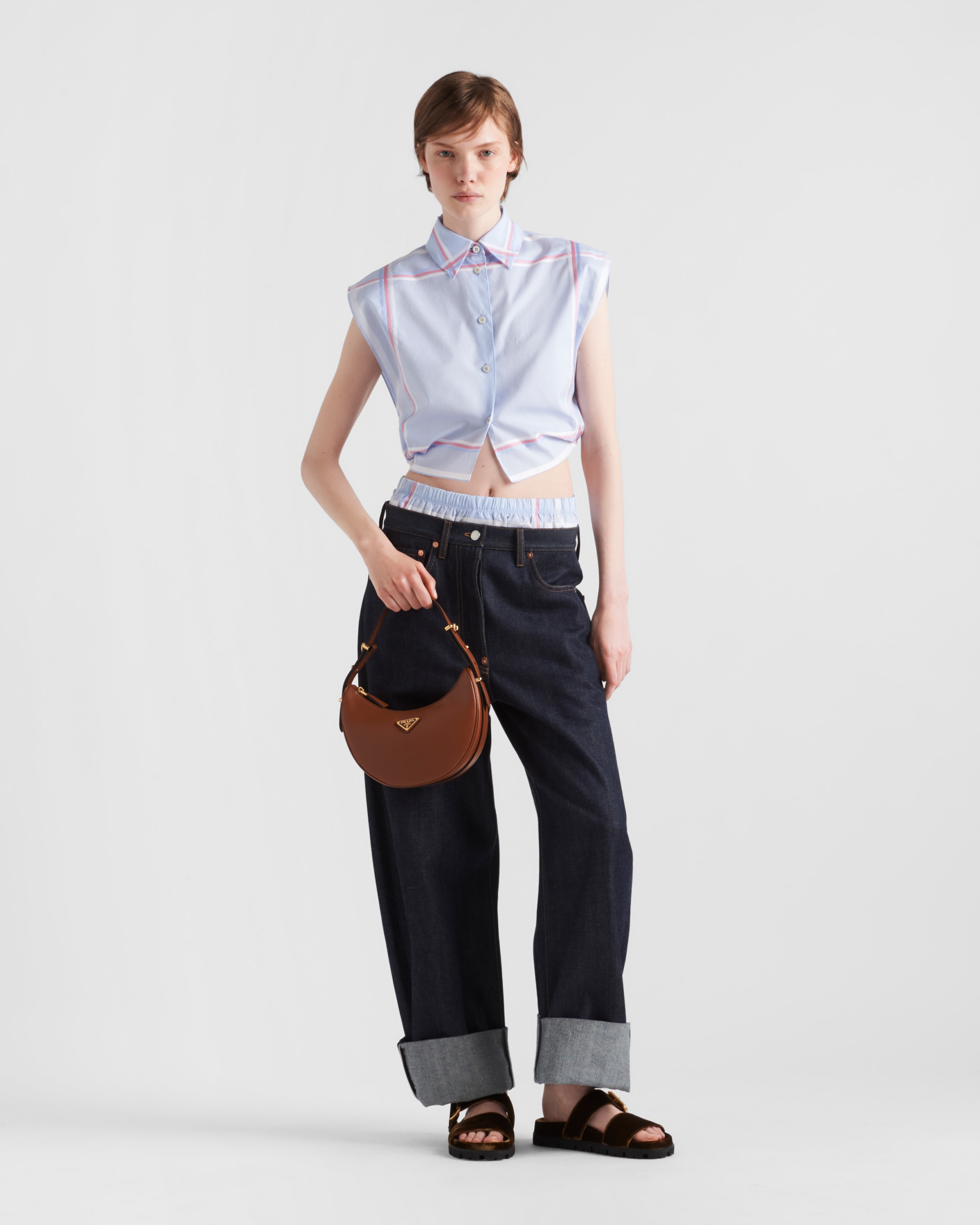 Prada cognac bag sale