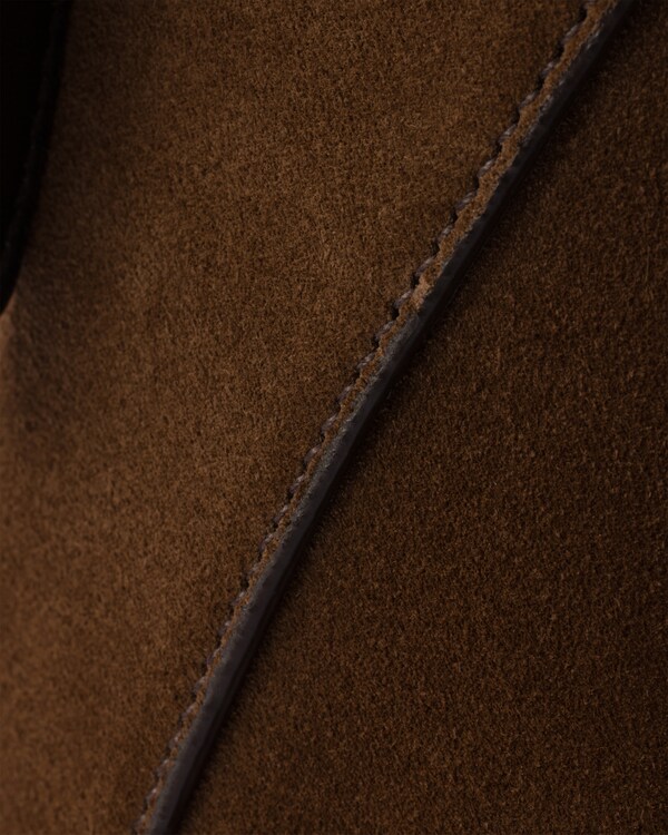 Medium suede shoulder bag - Cocoa Brown Medium suede shoulder bag - Cocoa Brown