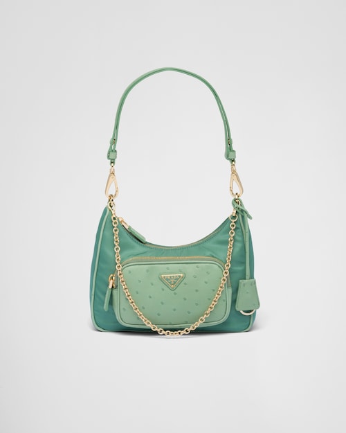 green prada bag nylon