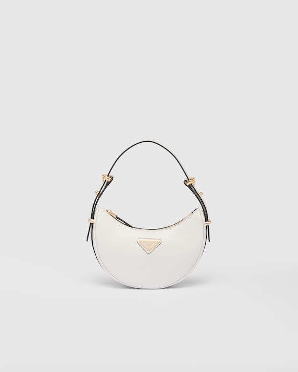 ホワイト レザー ミニ ショルダーバッグ | PRADA