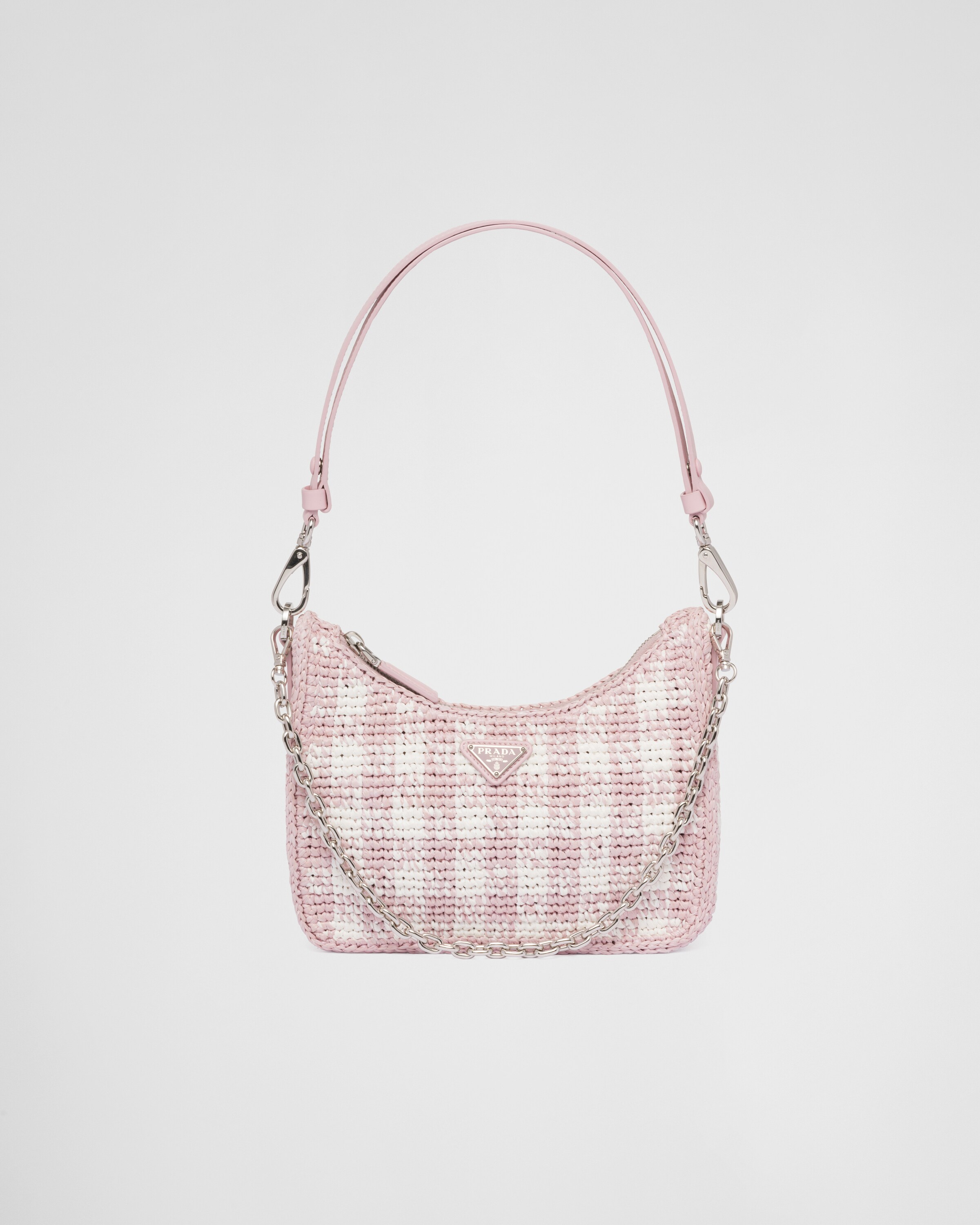 Natural Prada Re-edition Crochet Mini-bag