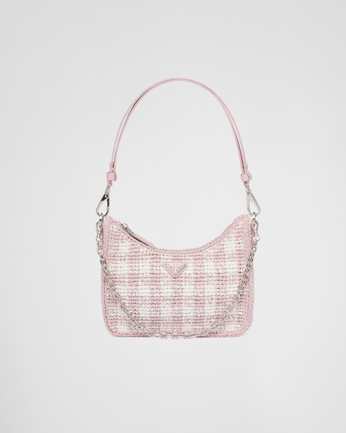 Prada Mini borsa Prada Re-Edition in tessuto intrecciato 1