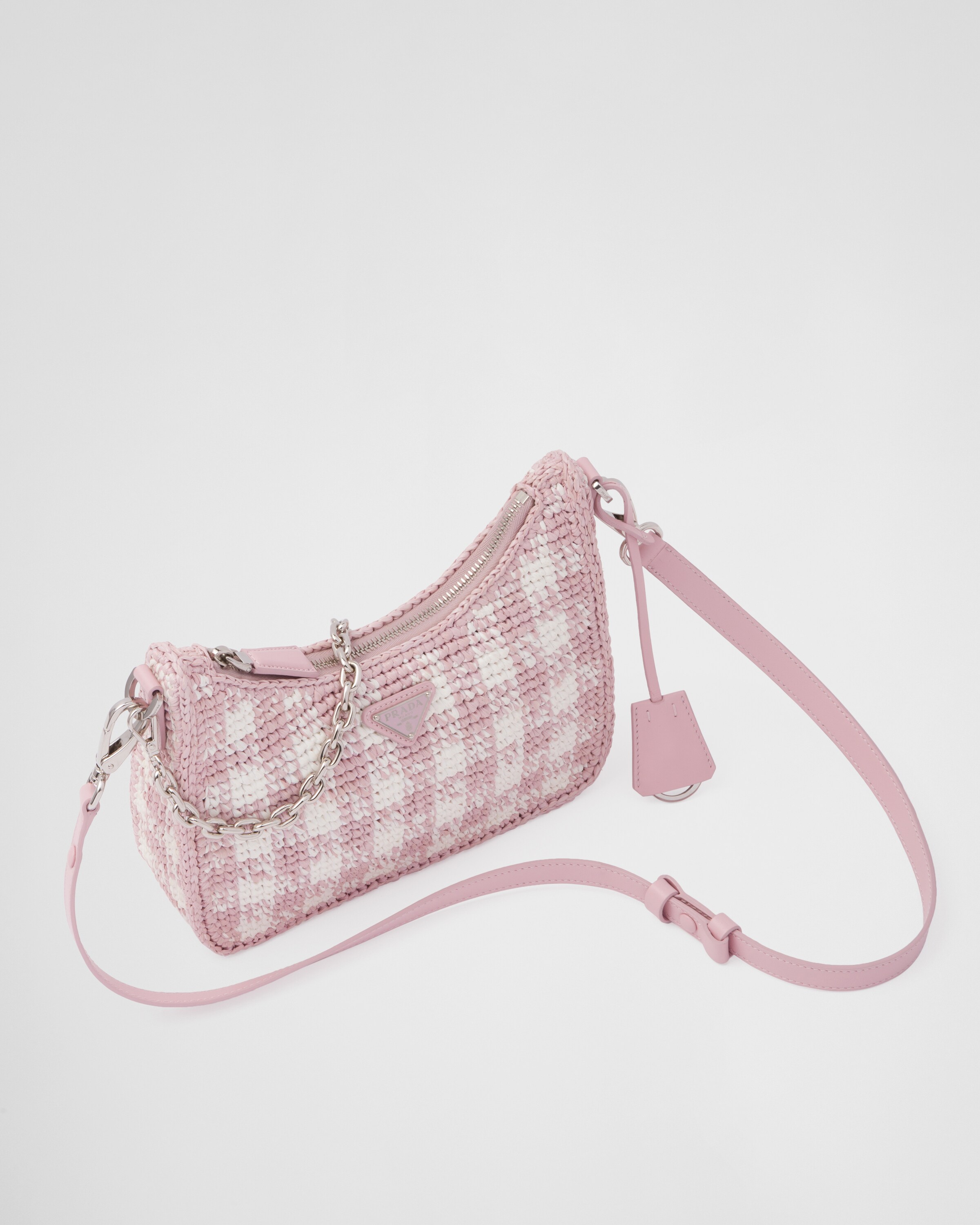 Prada baby best sale pink baguette bag