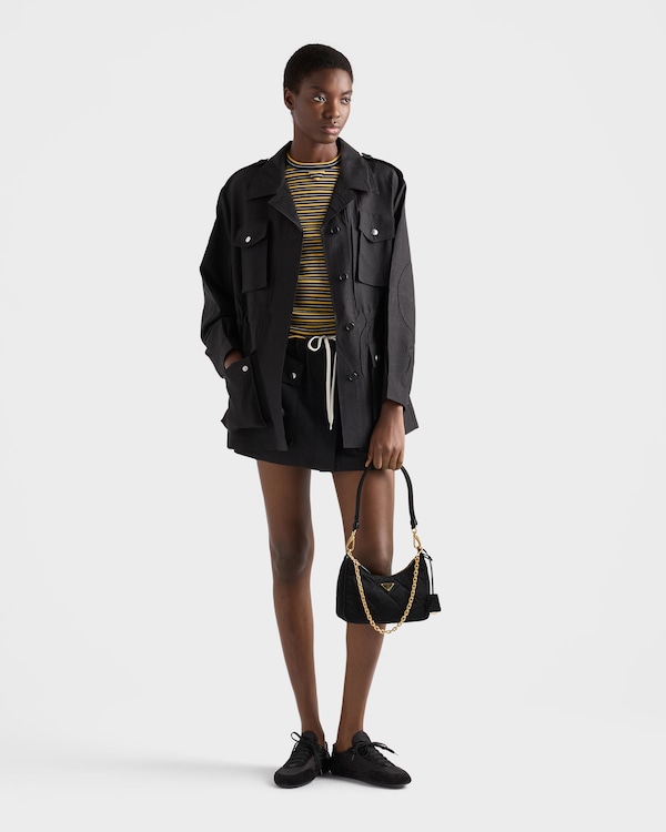 프라다 리에디션 퀼팅 리나일론 미니백 - 블랙 프라다 리에디션 퀼팅 리나일론 미니백 - 블랙