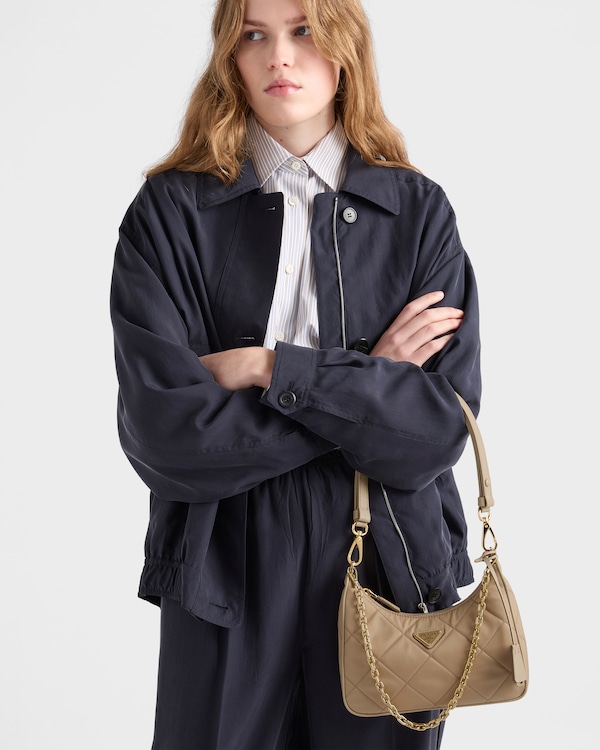 Prada Re-Edition quilted Re-Nylon mini-bag - Camel Brown Prada Re-Edition quilted Re-Nylon mini-bag - Camel Brown