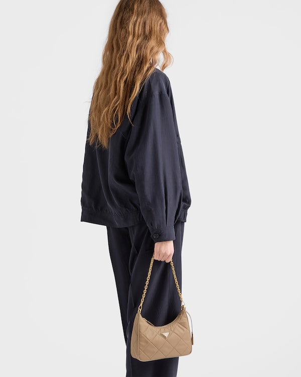 Prada Re-Edition quilted Re-Nylon mini-bag - Camel Brown Prada Re-Edition quilted Re-Nylon mini-bag - Camel Brown