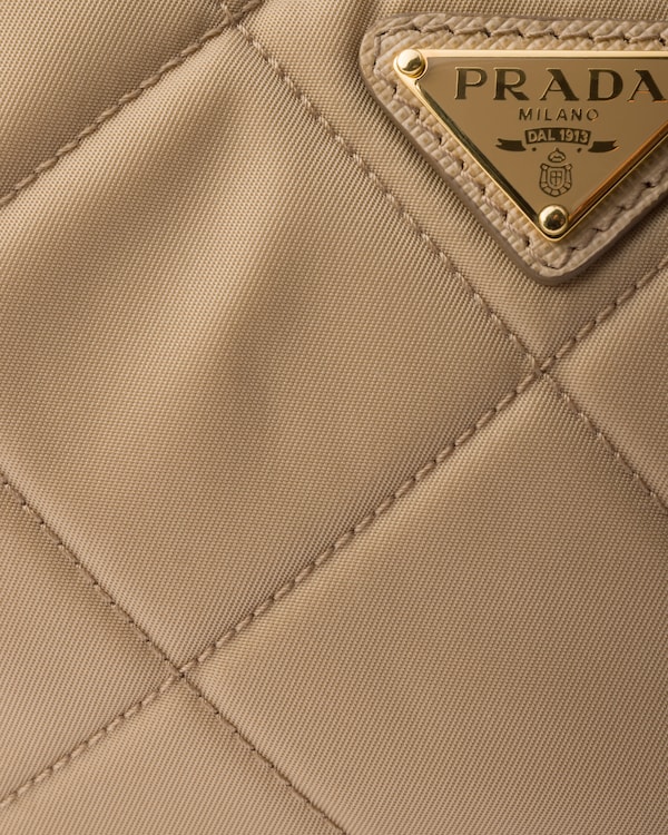 Prada Re-Edition quilted Re-Nylon mini-bag - Camel Brown Prada Re-Edition quilted Re-Nylon mini-bag - Camel Brown