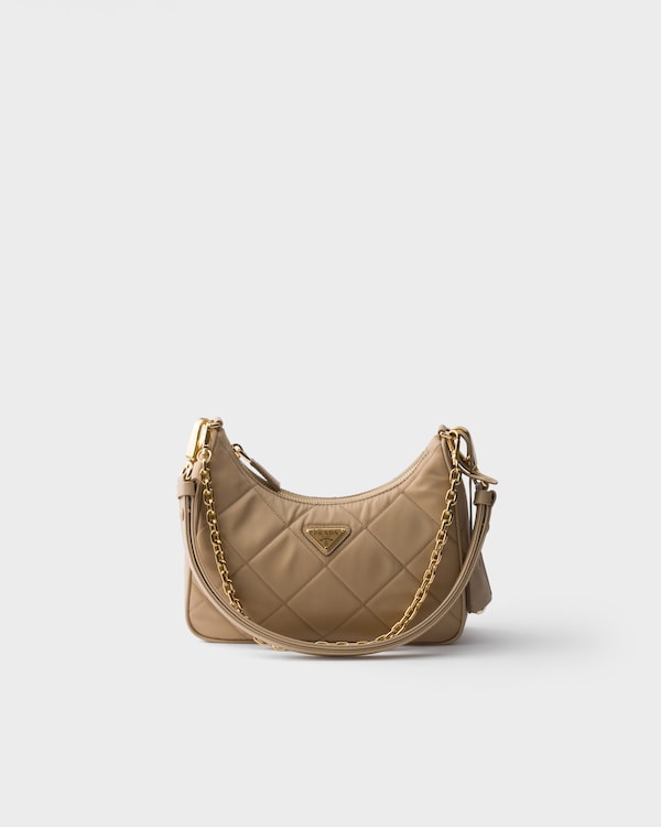 Prada Re-Edition quilted Re-Nylon mini-bag - Camel Brown Prada Re-Edition quilted Re-Nylon mini-bag - Camel Brown