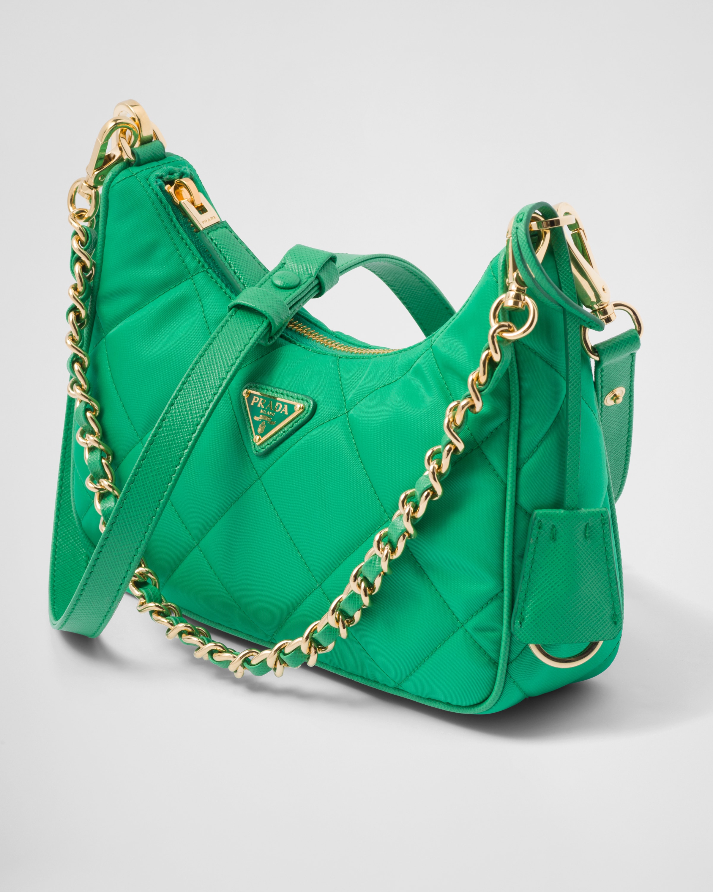 Prada nylon bag green clearance