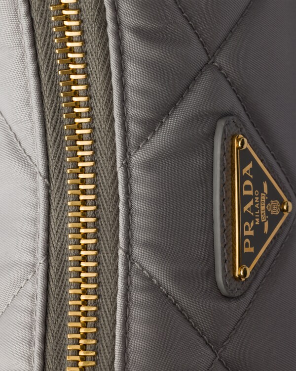Prada Re-Edition quilted Re-Nylon mini-bag - Cloudy Gray Prada Re-Edition quilted Re-Nylon mini-bag - Cloudy Gray