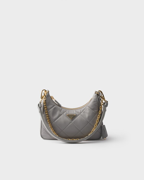 Prada Re-Edition quilted Re-Nylon mini-bag - Cloudy Gray Prada Re-Edition quilted Re-Nylon mini-bag - Cloudy Gray