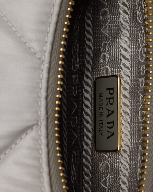 Prada Re-Edition quilted Re-Nylon mini-bag - Cloudy Gray Prada Re-Edition quilted Re-Nylon mini-bag - Cloudy Gray