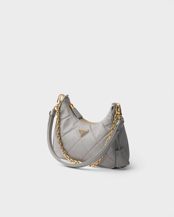 Prada Re-Edition quilted Re-Nylon mini-bag - Cloudy Gray Prada Re-Edition quilted Re-Nylon mini-bag - Cloudy Gray