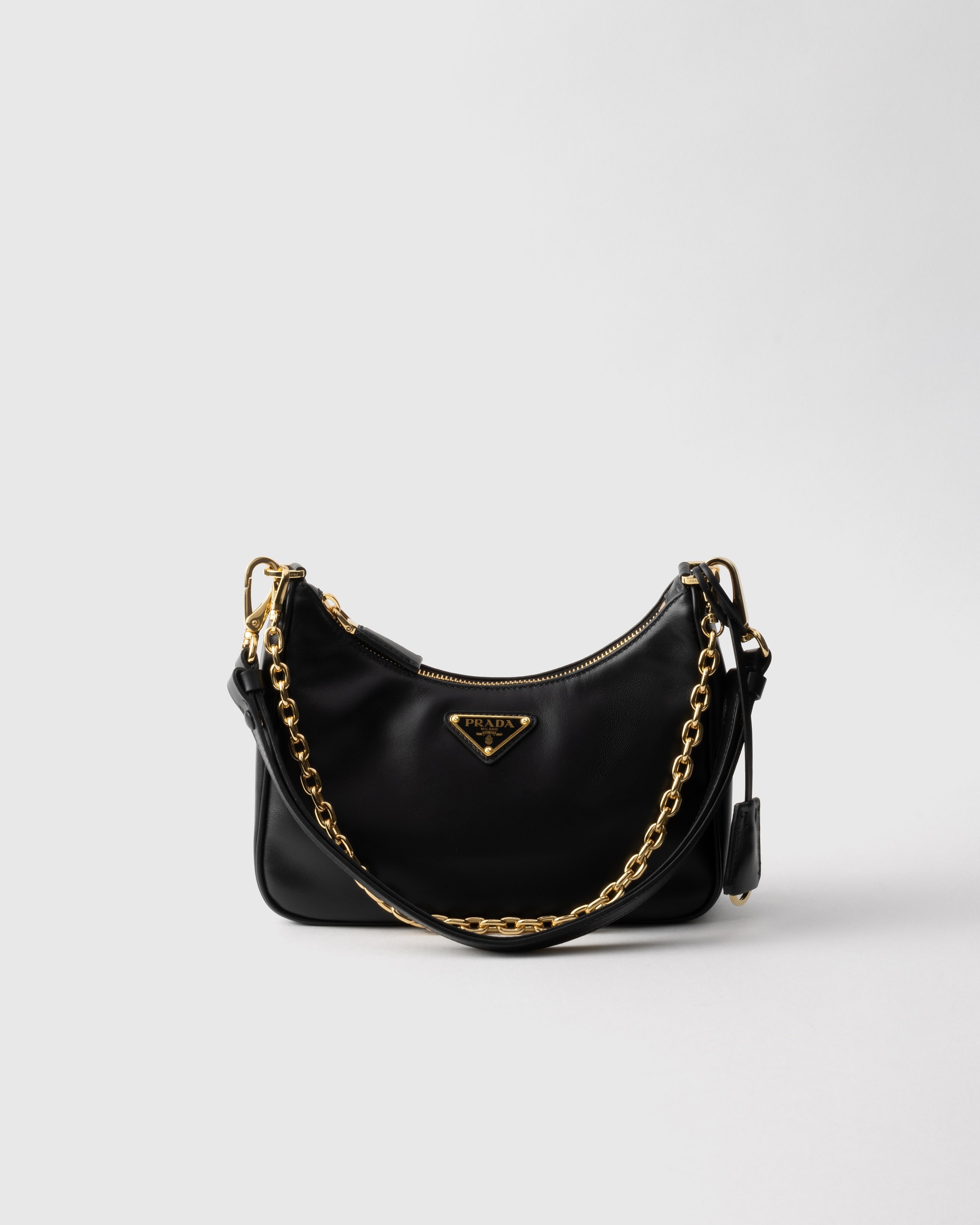 Black Prada Re edition Leather Mini bag PRADA