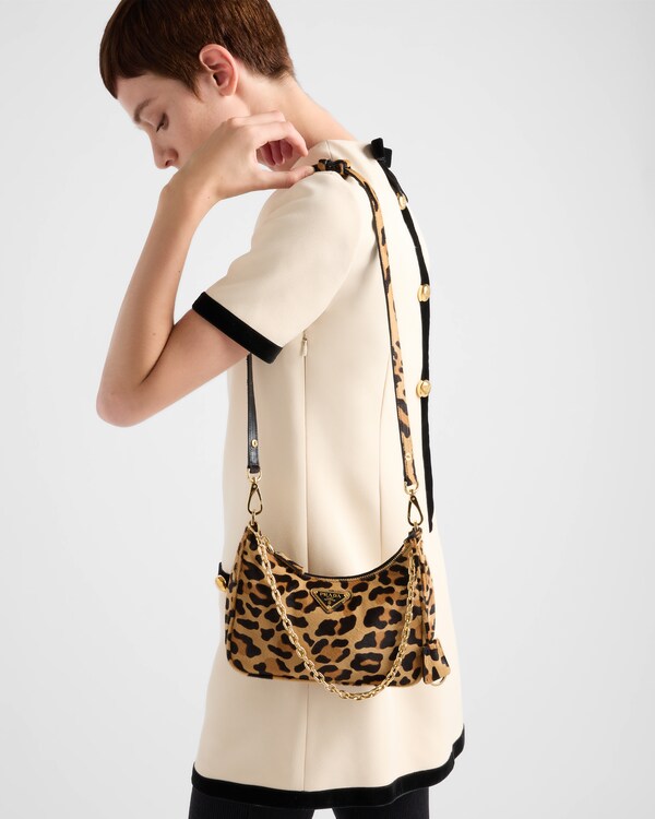 Prada Re-Edition mini printed leather bag - Honey Prada Re-Edition mini printed leather bag - Honey