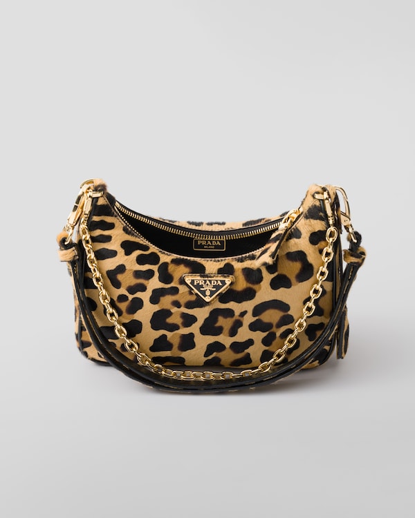 Prada Re-Edition mini printed leather bag - Honey Prada Re-Edition mini printed leather bag - Honey