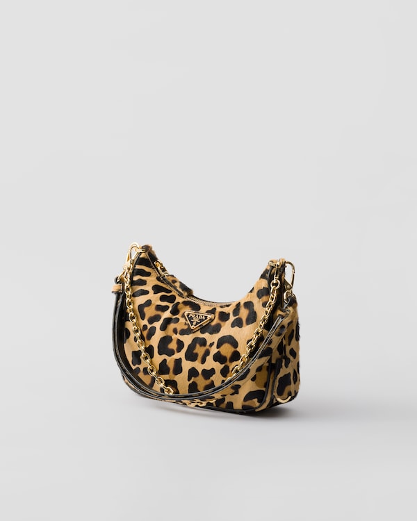 Prada Re-Edition mini printed leather bag - Honey Prada Re-Edition mini printed leather bag - Honey