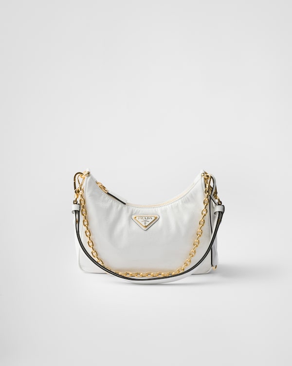 Lawn Green Prada Re-Edition Saffiano leather mini-bag | PRADA