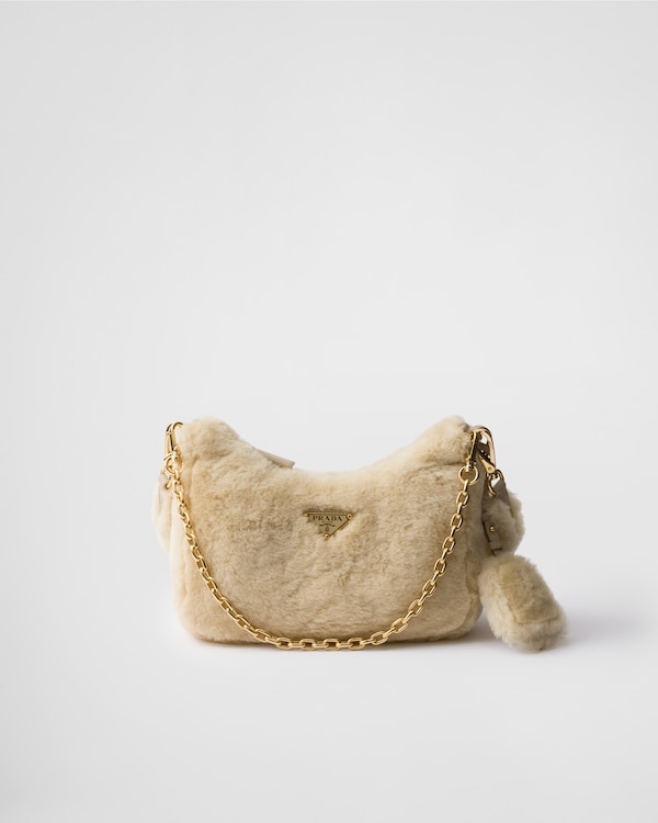 PRADA＊Shearling mini-pouch ムートンミニポーチ＊送料込 Prada Shearling Mini-Pouch | Saks Fifth Avenue