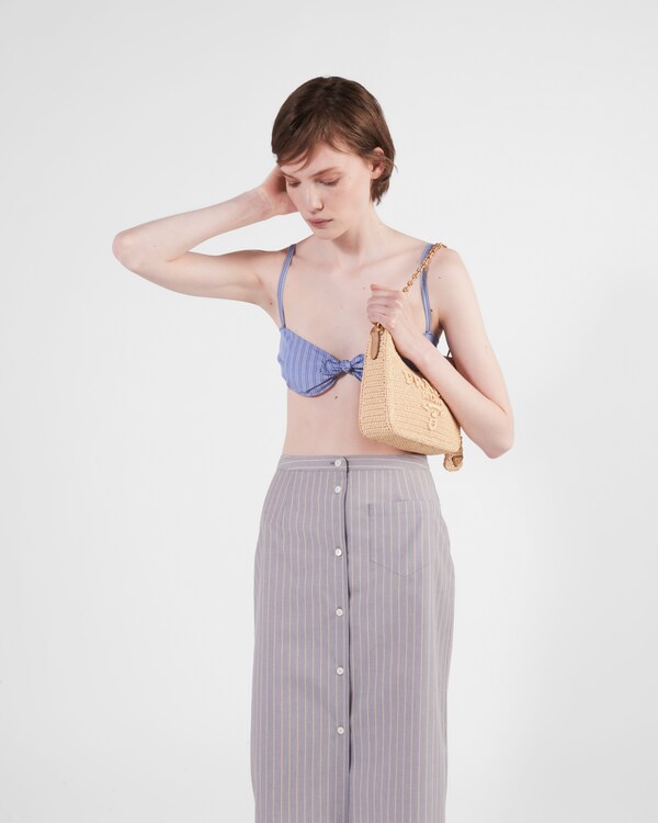 Gehäkelte Prada Re-Edition Mini Bag Gehäkelte Prada Re-Edition Mini Bag