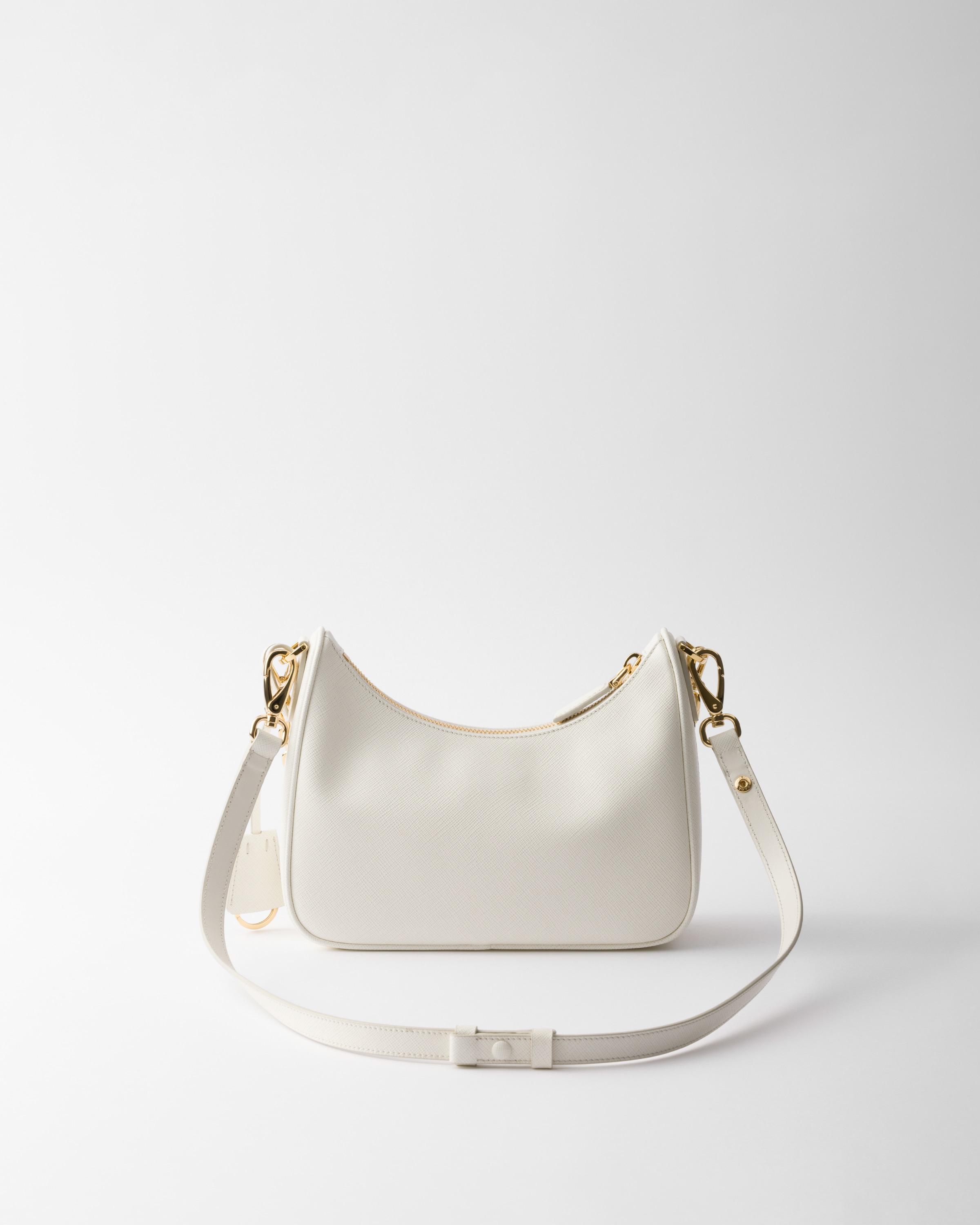 ホワイト プラダ Re-Edition サフィアーノレザー ミニバッグ | PRADA