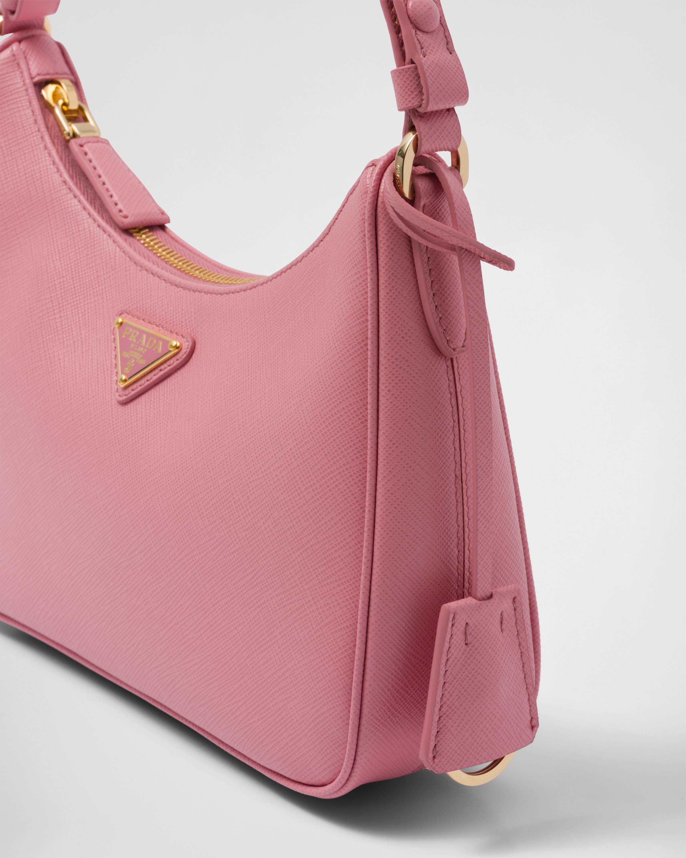 Petal Pink Prada Re-edition Saffiano Leather Mini-bag