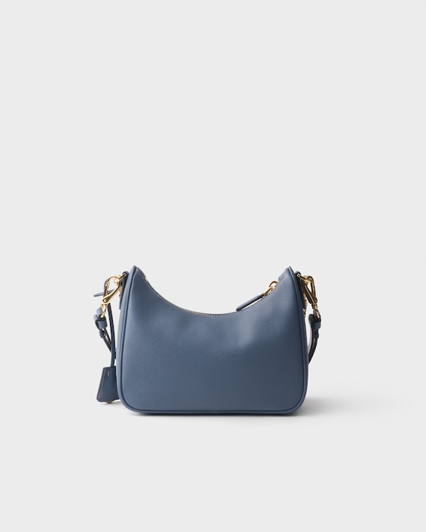 Prada Re-Edition mini Saffiano leather bag - Aviation Blue Prada Re-Edition mini Saffiano leather bag - Aviation Blue