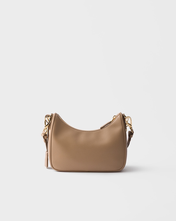 Prada Re-Edition mini Saffiano leather bag - Cameo Beige Prada Re-Edition mini Saffiano leather bag - Cameo Beige