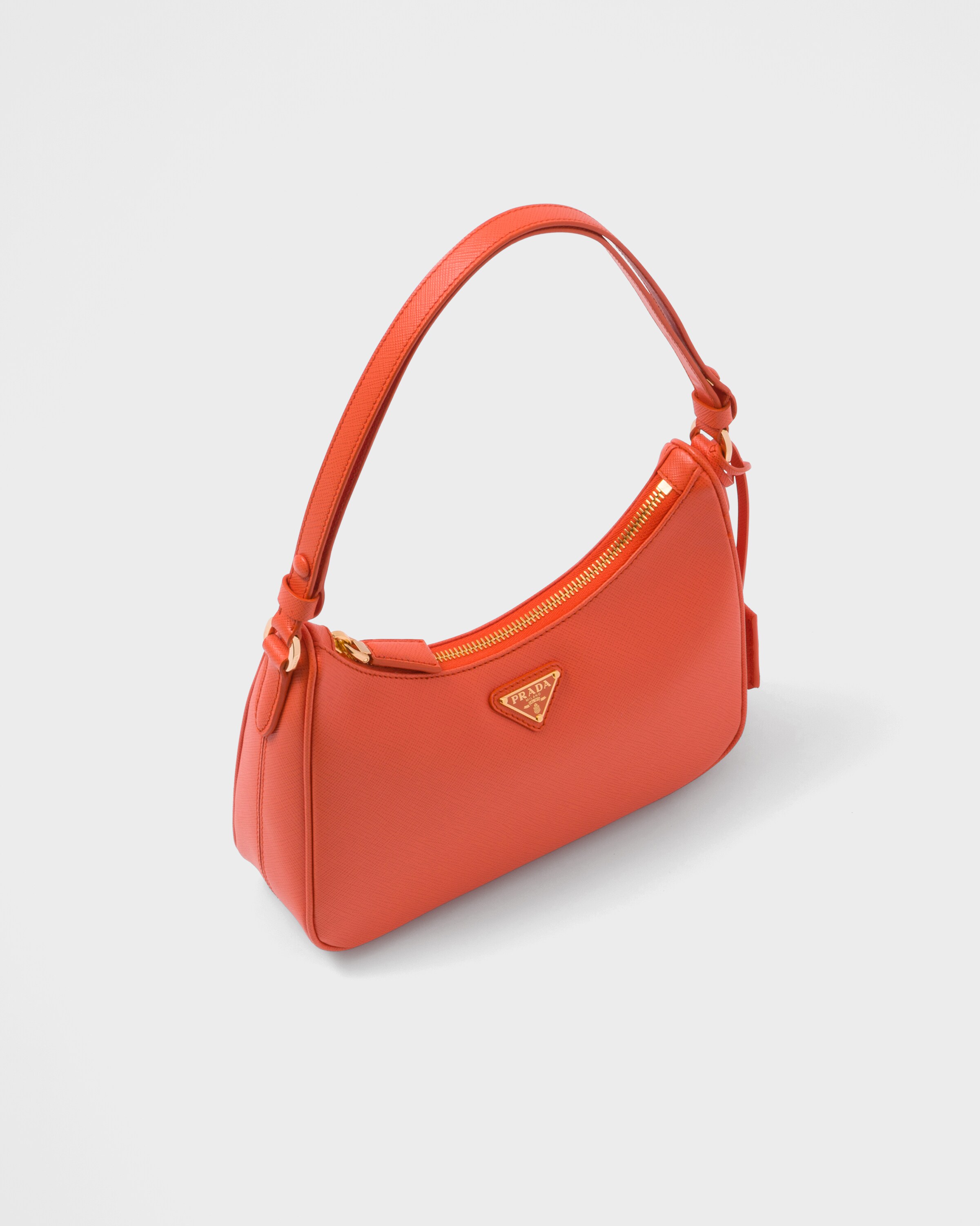Orange Prada Reedition Saffiano Leather Minibag PRADA