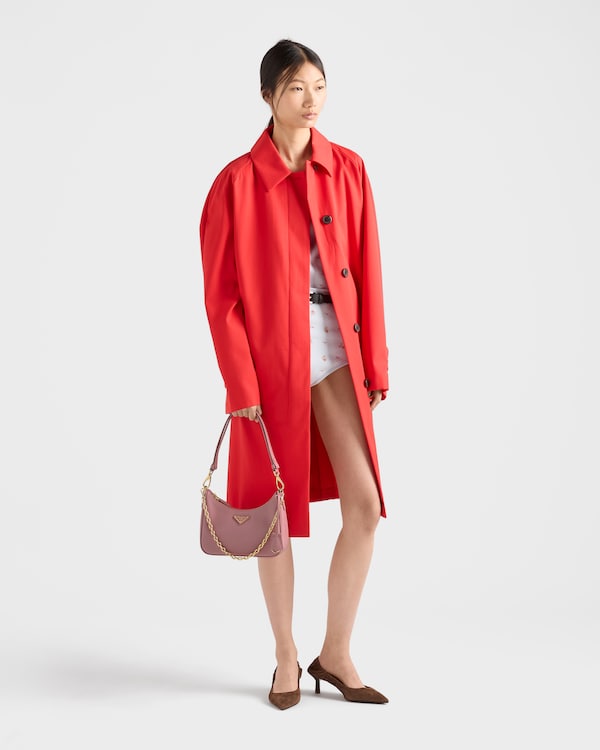 Prada Re-Edition Saffiano 皮革迷你袋 - 蜜桃色 5 Prada Re-Edition Saffiano 皮革迷你袋 - 蜜桃色 5