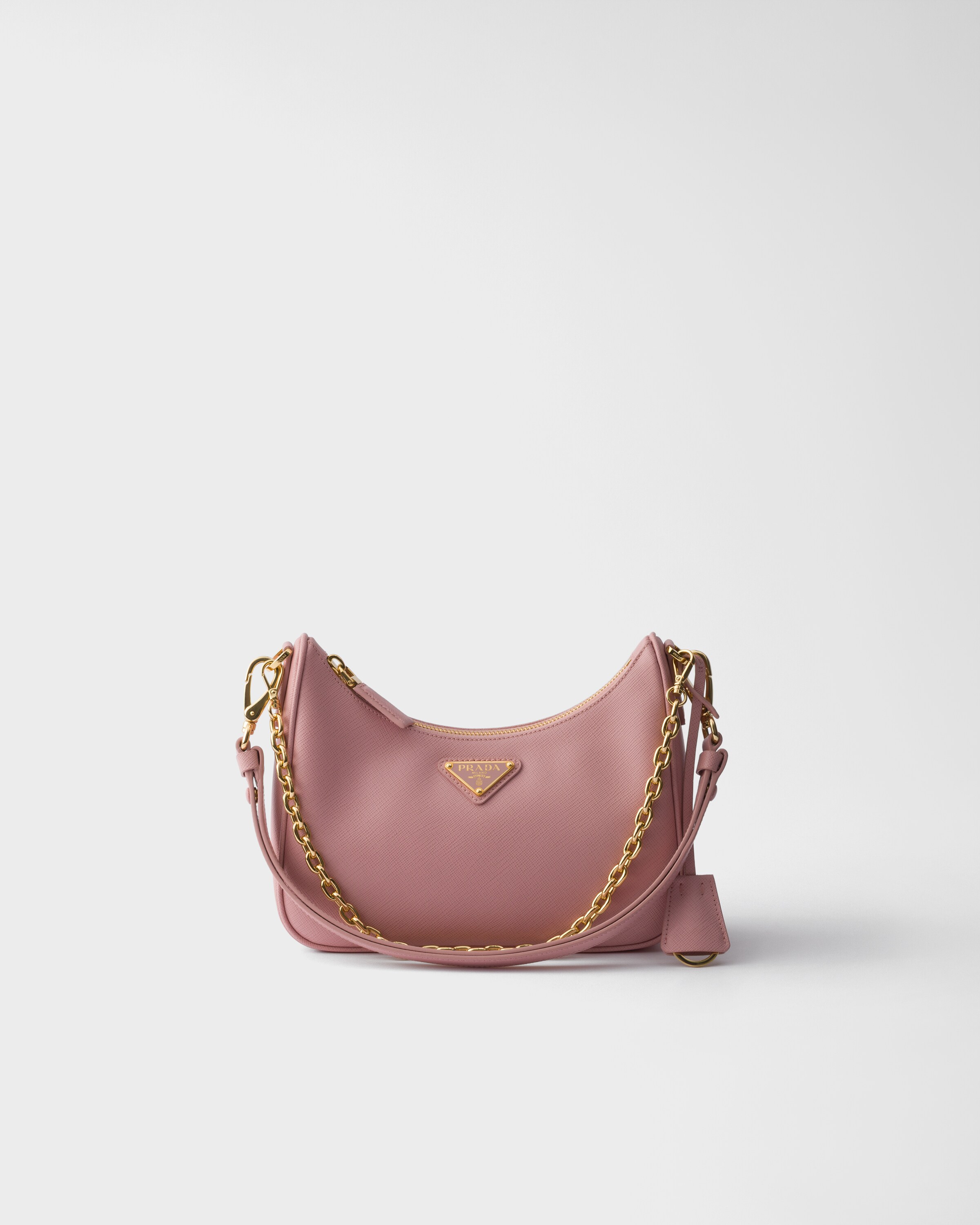 Prada Re-edition Mini Saffiano Leather Bag, Woman, Pesco