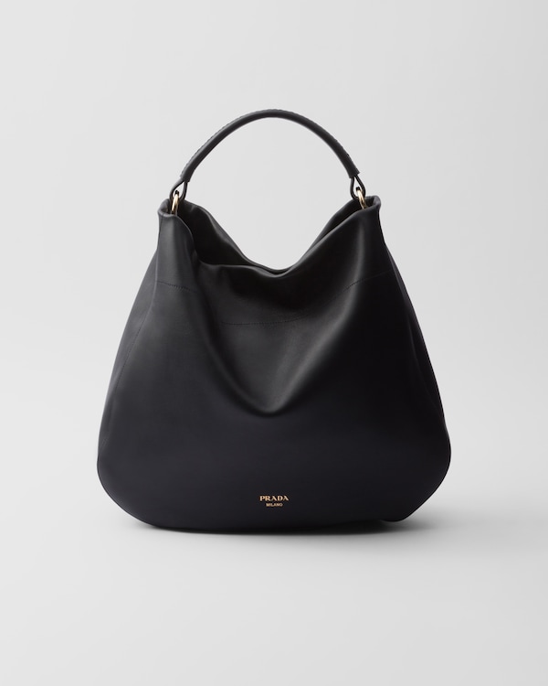 ブラック ナッパレザー ショルダーバッグ | PRADA
