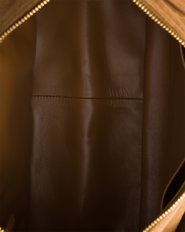 Prada Aimèe large suede shoulder bag - Cinnamon Prada Aimèe large suede shoulder bag - Cinnamon