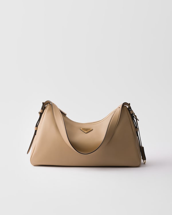 Opaline Prada Aimée medium leather shoulder bag | PRADA