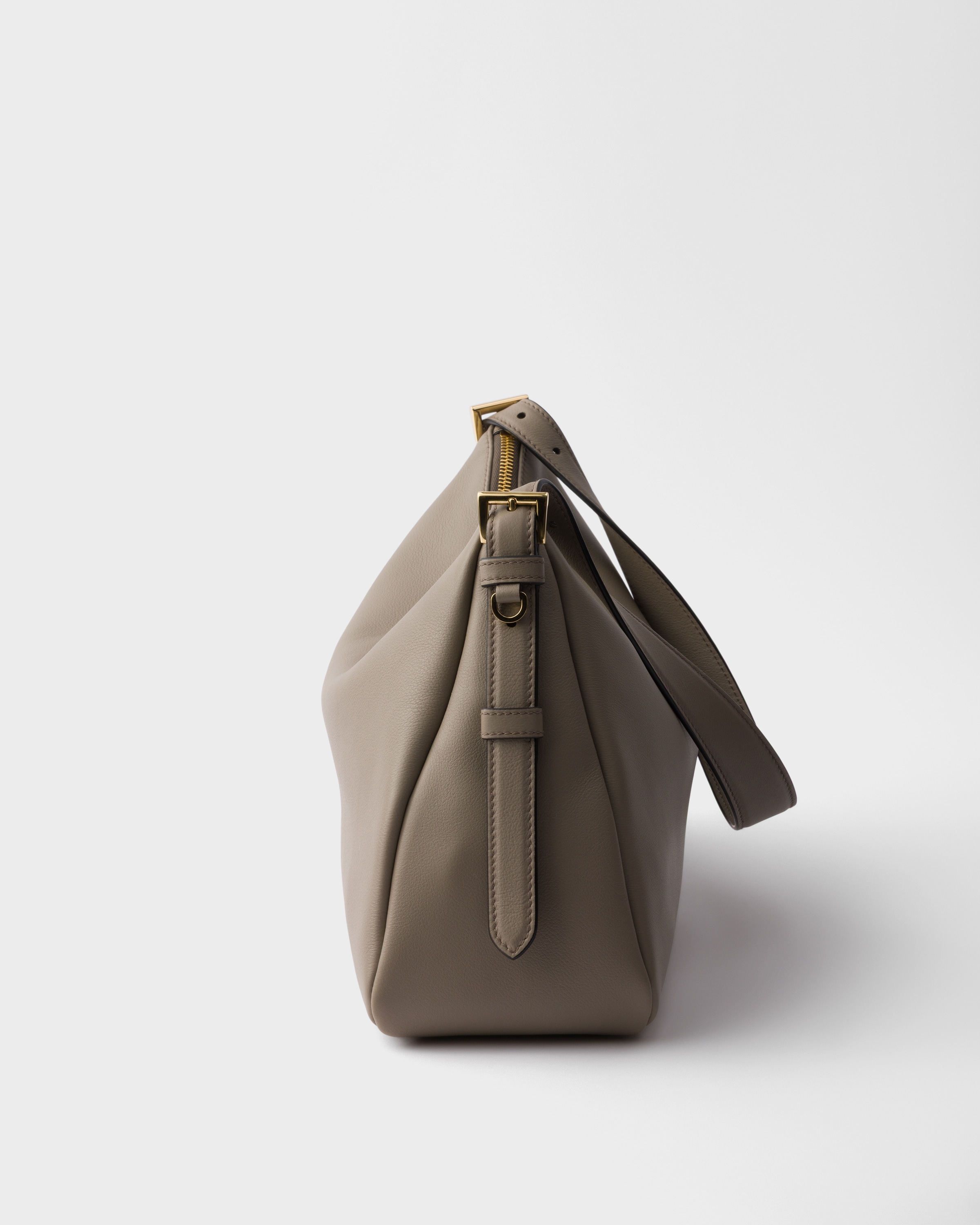 Clay Prada Aimée Large Leather Shoulder Bag | PRADA - United States